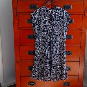 Rebecca Taylor Floral Print Silk Dress